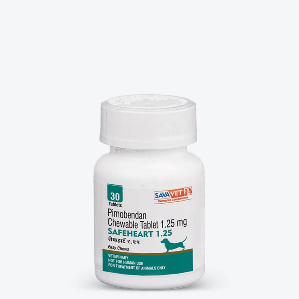 Savavet Safeheart Tablets Cardiac Support For Dog & Cat - 30 Tablets - Heads Up For Tails