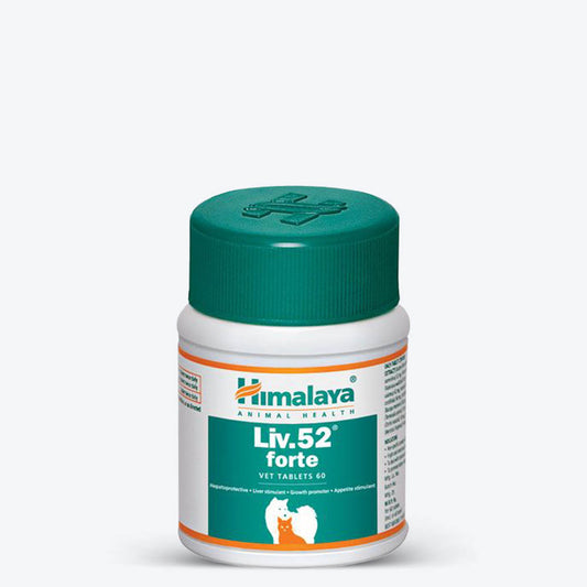 Himalaya Liv 52 Forte Tablets For Dog and Cat - 60 Tablets - Heads Up For Tails
