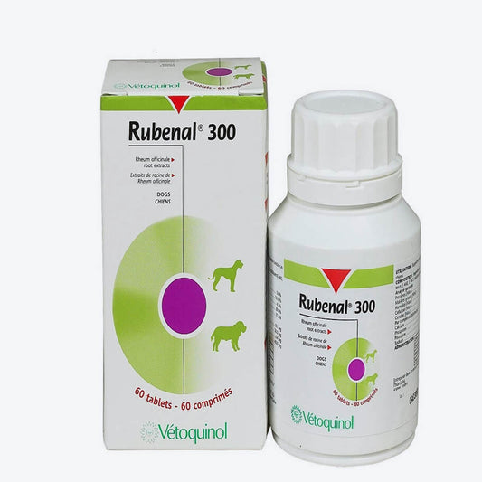 Vetoquinol Rubenal 300 for Dogs and Cats - 60 Tablets - Heads Up For Tails