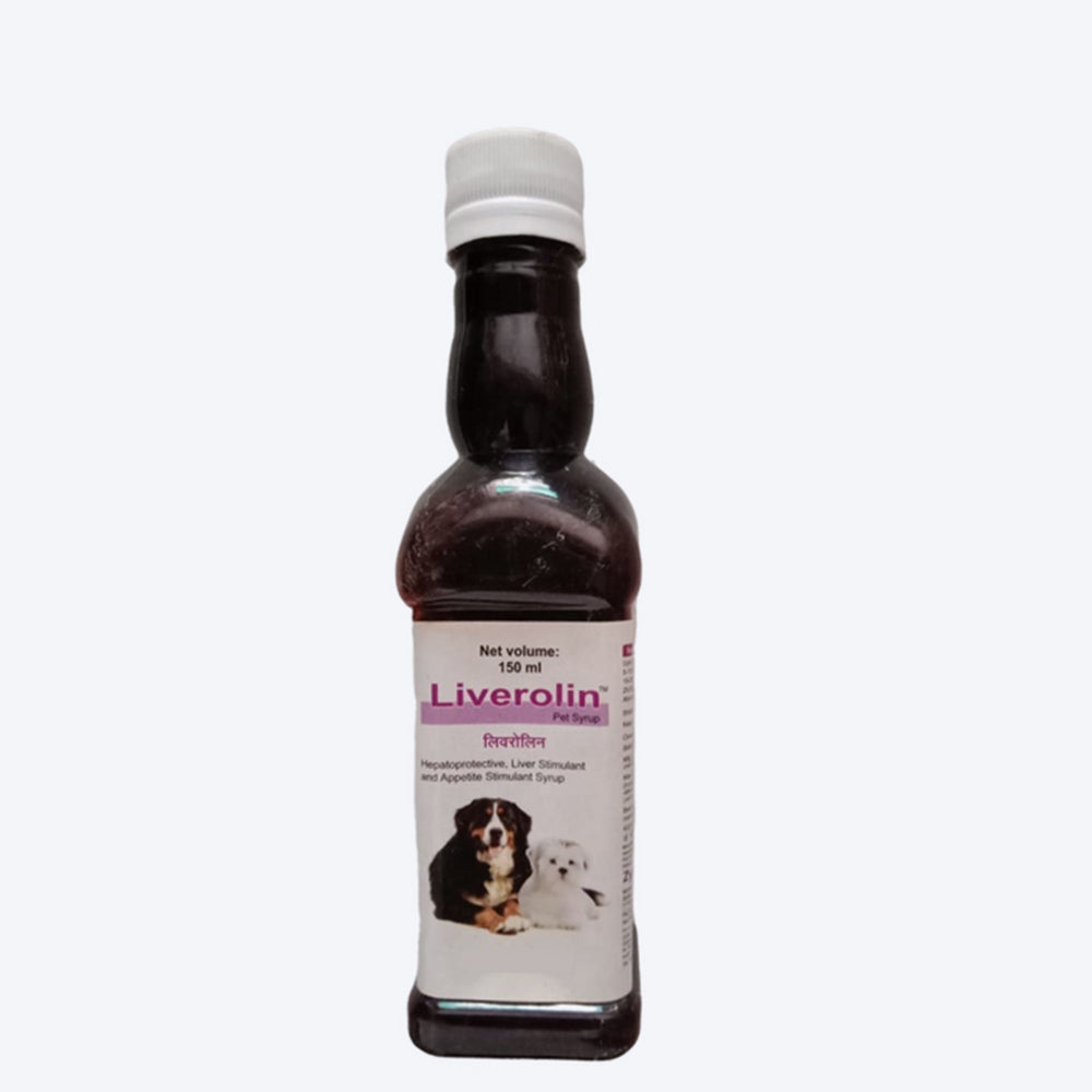 Zenex Liverolin Syrup (Liver Tonic) For Dog & Cat - 150 ml