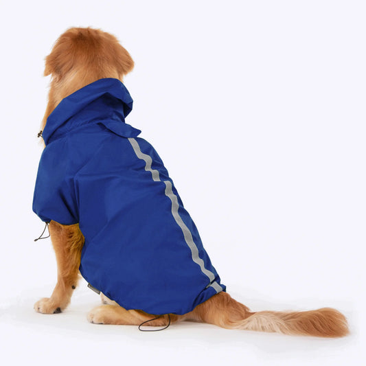 HUFT Magical Mist Dog Raincoat - Blue - Heads Up For Tails