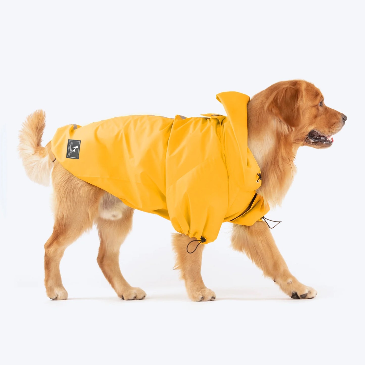 HUFT Magical Mist Dog Raincoat - Bright Yellow - Heads Up For Tails