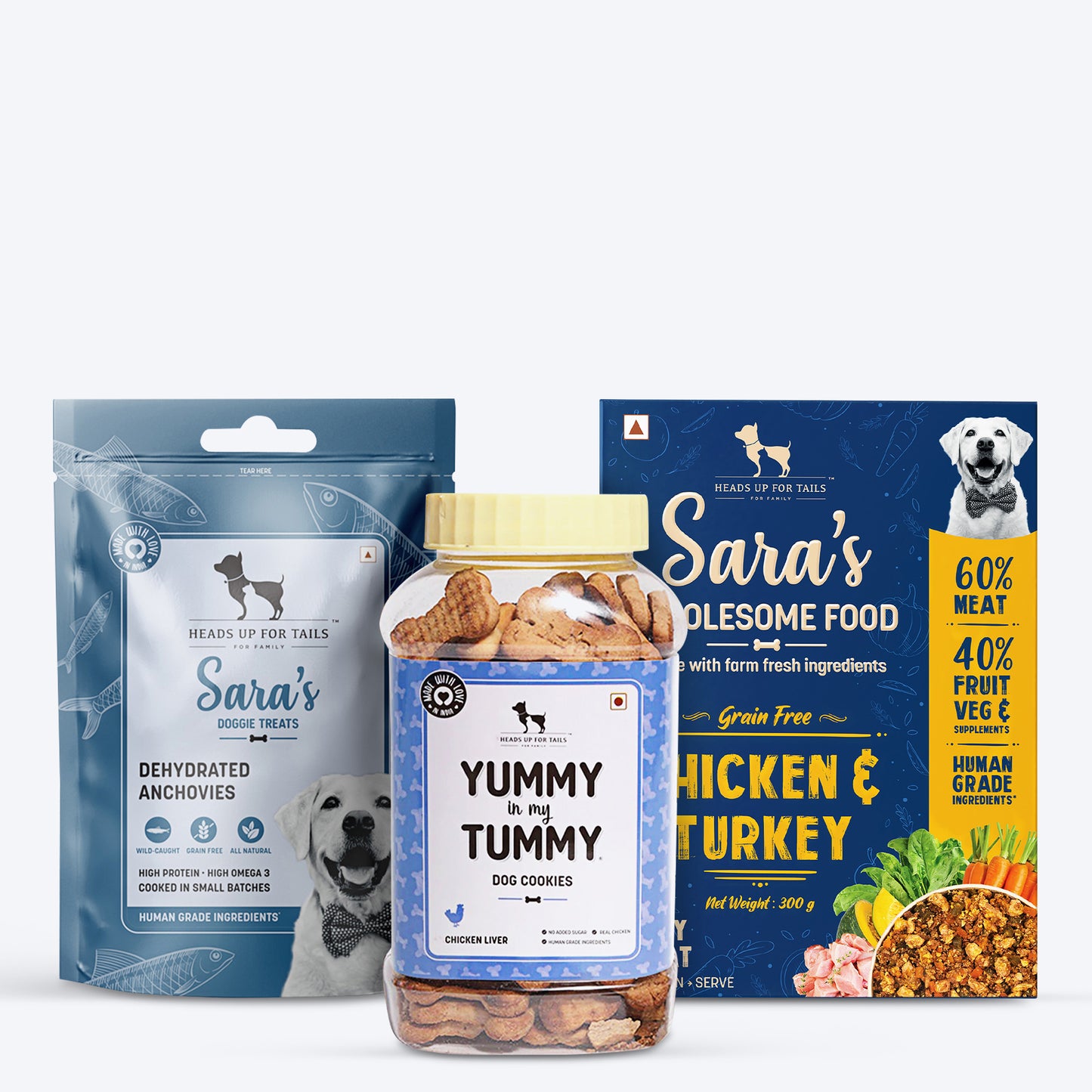 HUFT Meat Lover's Mix - Sara's Fresh Food, Treats & Biscuits - Heads Up For Tails