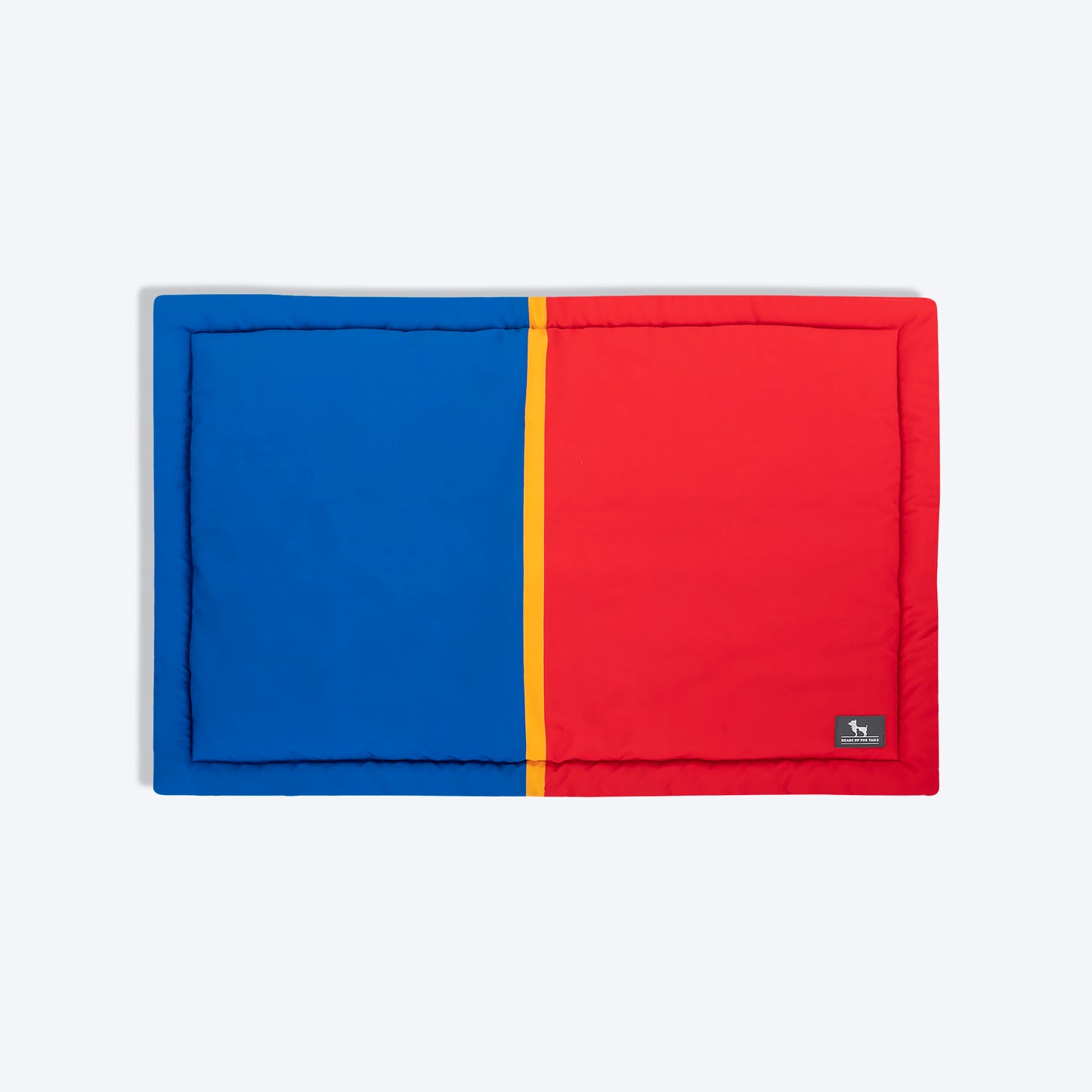 HUFT Nappy Noons Pet Mat - Red & Blue - Heads Up For Tails