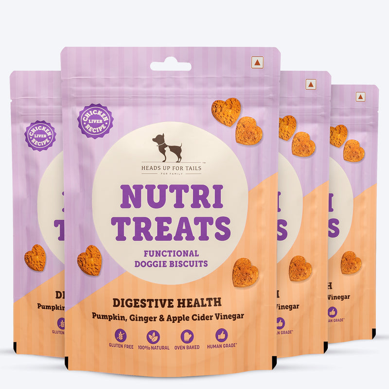 HUFT Nutri Treats For Dogs - Digestive Health - 150 g - Heads Up For Tails