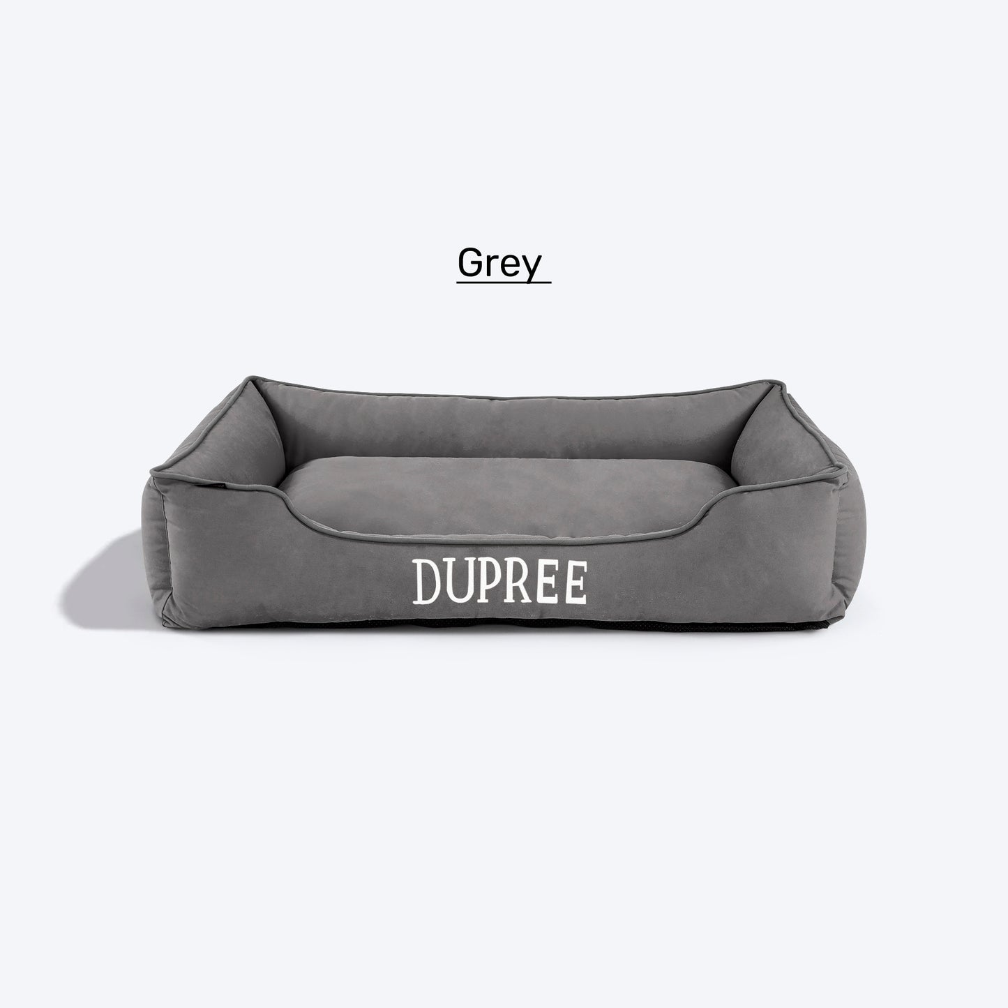 HUFT Personalised Lounger Dog Bed - Available in multiple colors (Free Cushion) - Heads Up For Tails