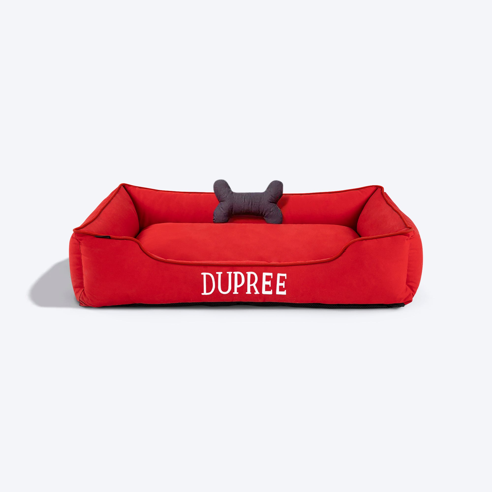 HUFT Personalised Lounger Dog Bed Available in multiple colors Free Cushion