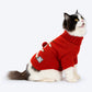 HUFT Rudolph’s Red-Nose Sweater For Cat - Red