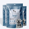 Sara's Doggie Treats Dehydrated Anchovies, 70 g, high protein, grain-free, human-grade ingredients, packaged in a resealable 