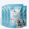 Sara's Doggie Treats Mahi Mahi Fish Jerky, 70 g, high protein, low fat, all-natural ingredients, suitable for dogs.