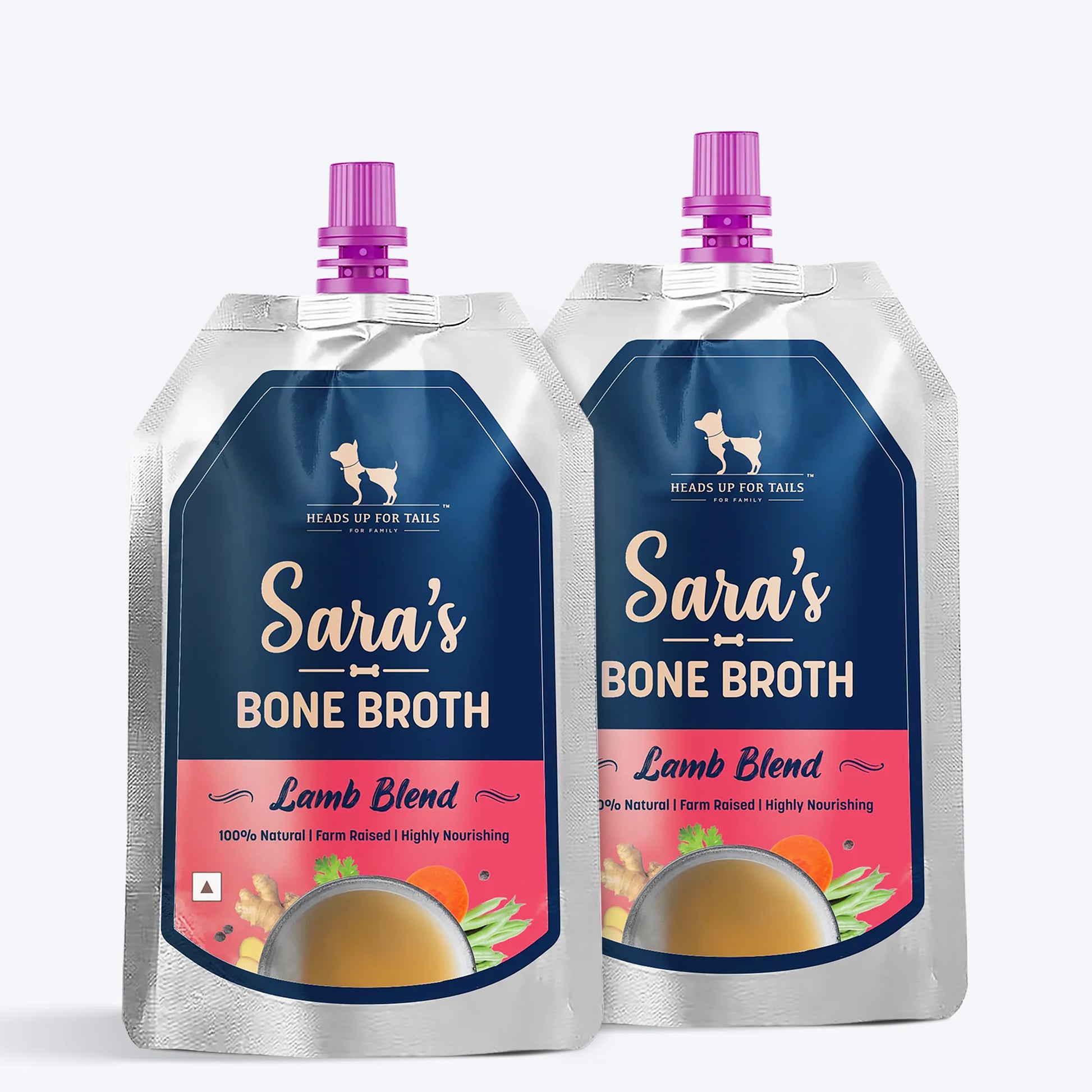 HUFT Sara's Lamb Blend Bone Broth For Dogs - 150 ml - Heads Up For Tails