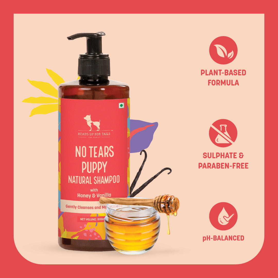 HUFT Natural Shampoo for Puppy and Kitten - Vanilla & Honey - Heads Up For Tails