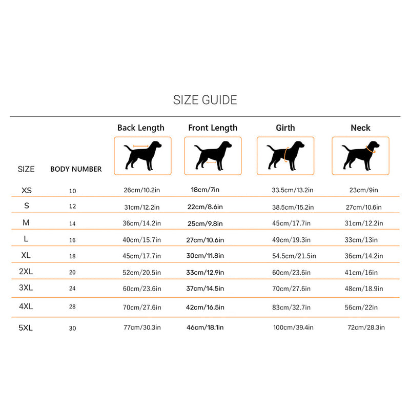 HUFT Paws Polo T-Shirt For Dog - Orange - Heads Up For Tails