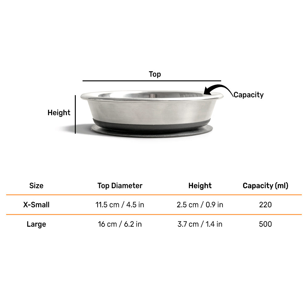 HUFT Suction Cat Bowl - Heads Up For Tails