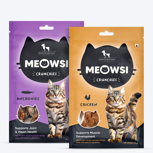 Meowsi by HUFT Surf & Turf Bites Cat Treats Combo - Heads Up For Tails