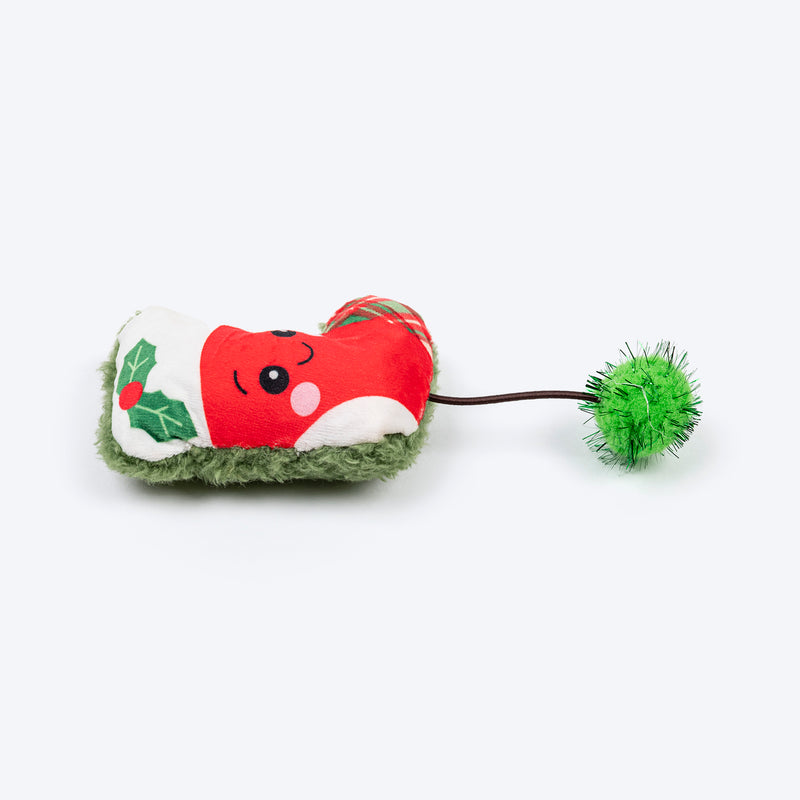 HUFT Ho Ho Holiday Plush Toys for Cat - Set of 2 - Heads Up For Tails