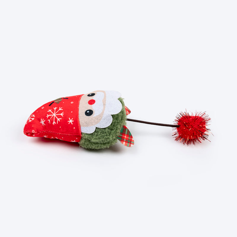 HUFT Ho Ho Holiday Plush Toys for Cat - Set of 2 - Heads Up For Tails