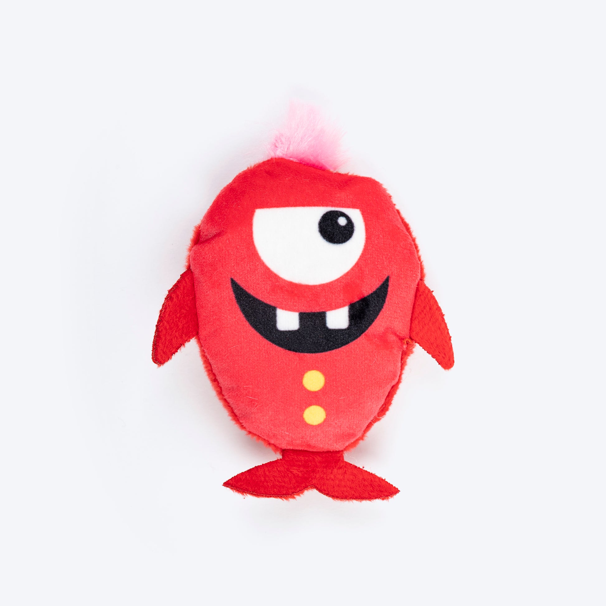 HUFT Mini Monsters Plush Toys for Cat – Pack of 4 - Heads Up For Tails