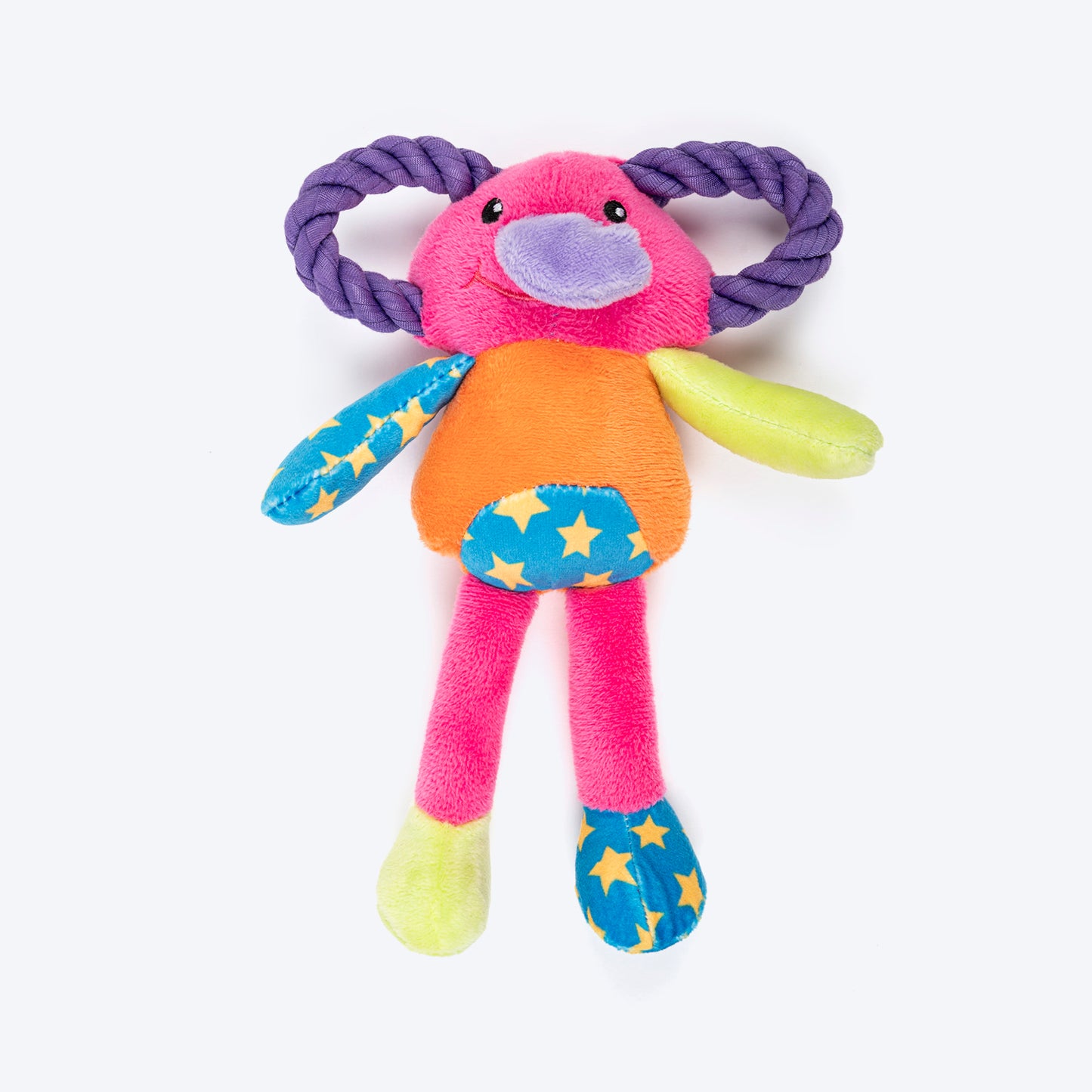 HUFT Snuggle Ellie Mini Plush Toy for Dog – Multicolour - Heads Up For Tails