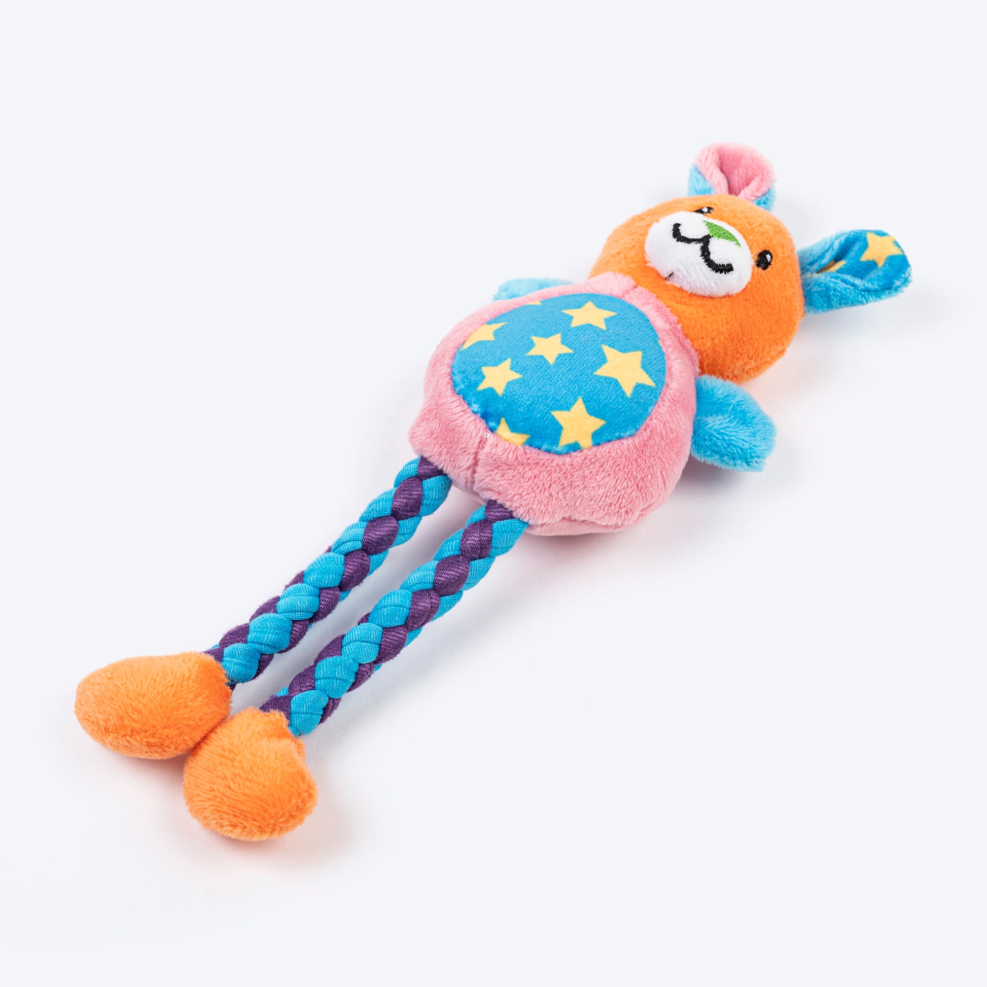 HUFT Sunny Bunny Mini Plush Toy for Dog – Multicolour - Heads Up For Tails