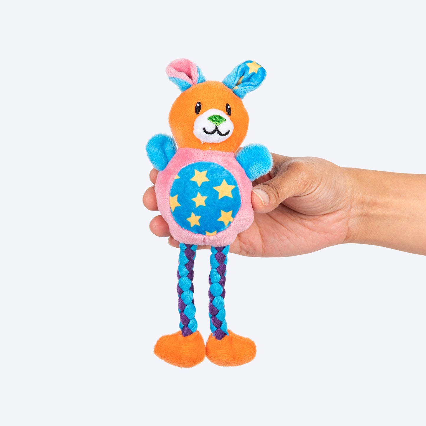 HUFT Sunny Bunny Mini Plush Toy for Dog – Multicolour - Heads Up For Tails