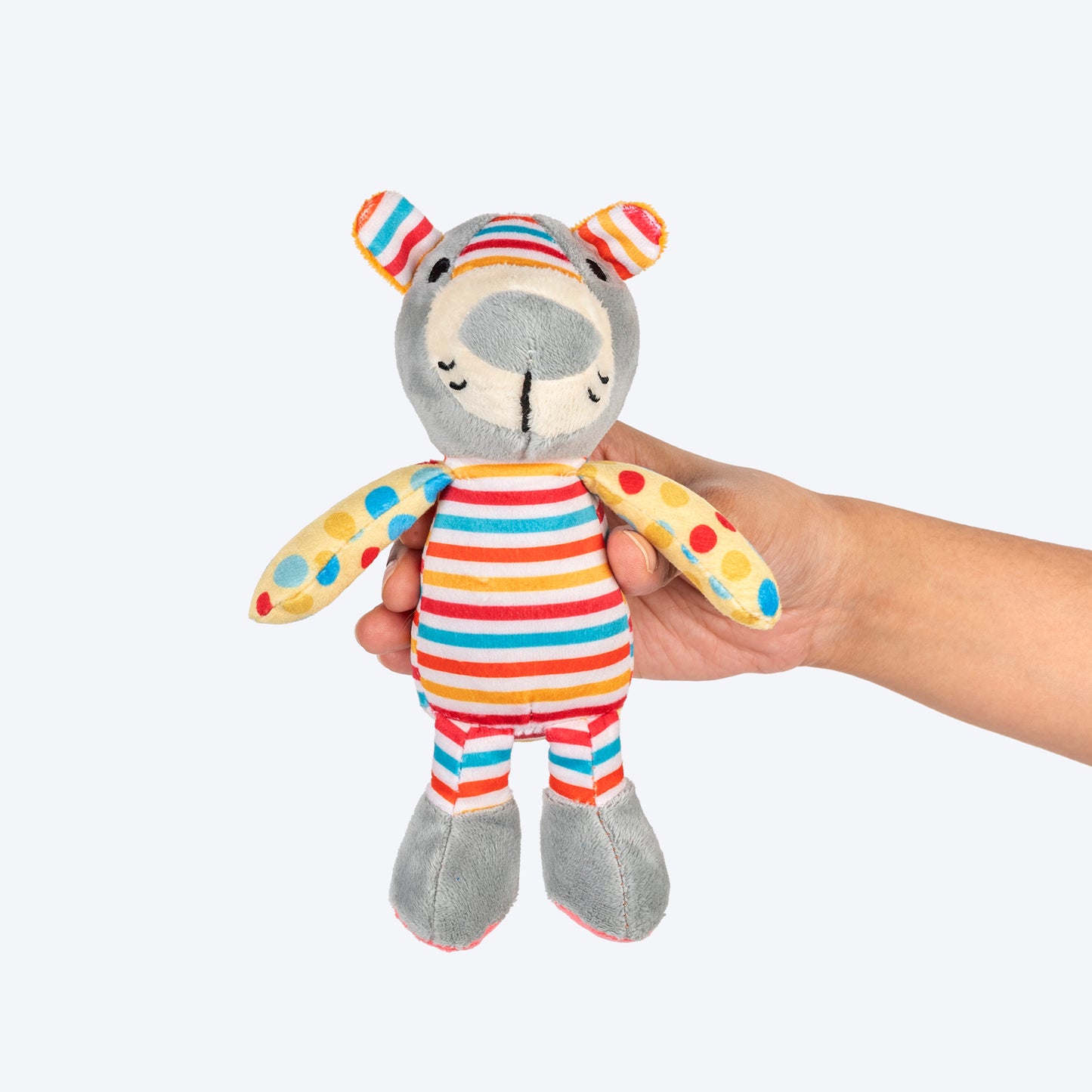 HUFT Roary Rainbow Mini Plush Toy for Dog – Multicolour - Heads Up For Tails