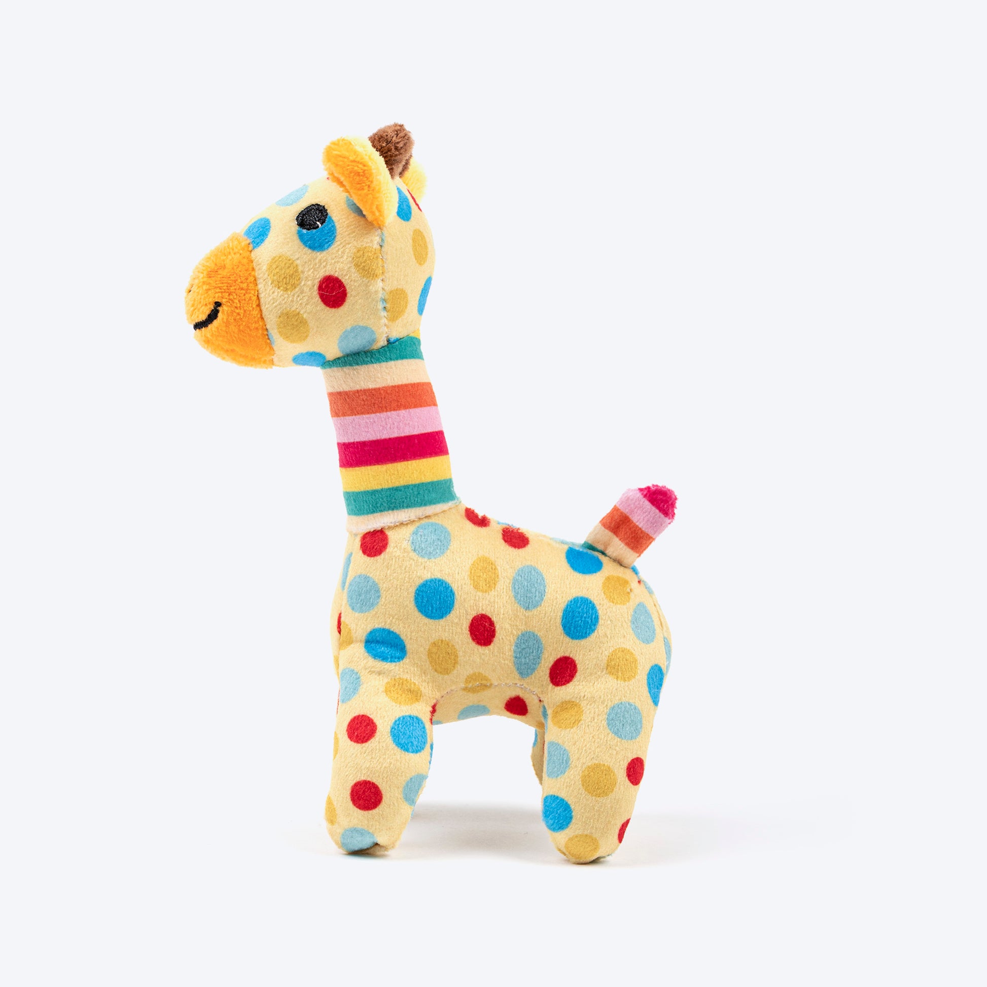 HUFT Giggly Giraffe Mini Plush Toy for Dog – Multicolour - Heads Up For Tails