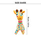 HUFT Giggly Giraffe Mini Plush Toy for Dog – Multicolour - Heads Up For Tails