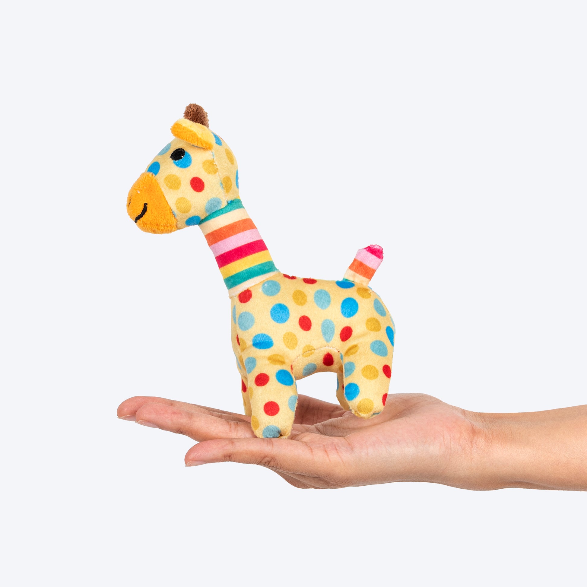 HUFT Giggly Giraffe Mini Plush Toy for Dog – Multicolour - Heads Up For Tails