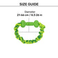 HUFT Tuggables Pull & Play Bungee Rope Toy For Dog - Light Green