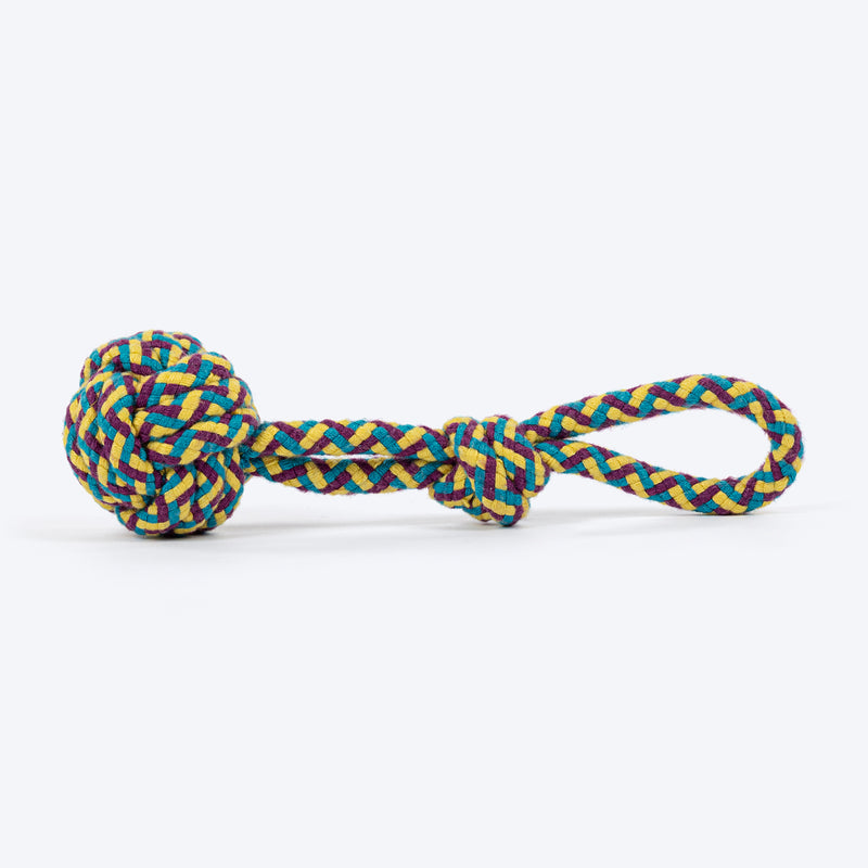 HUFT Swing & Fling Rope Toy For Dog - Multicolour - Heads Up For Tails