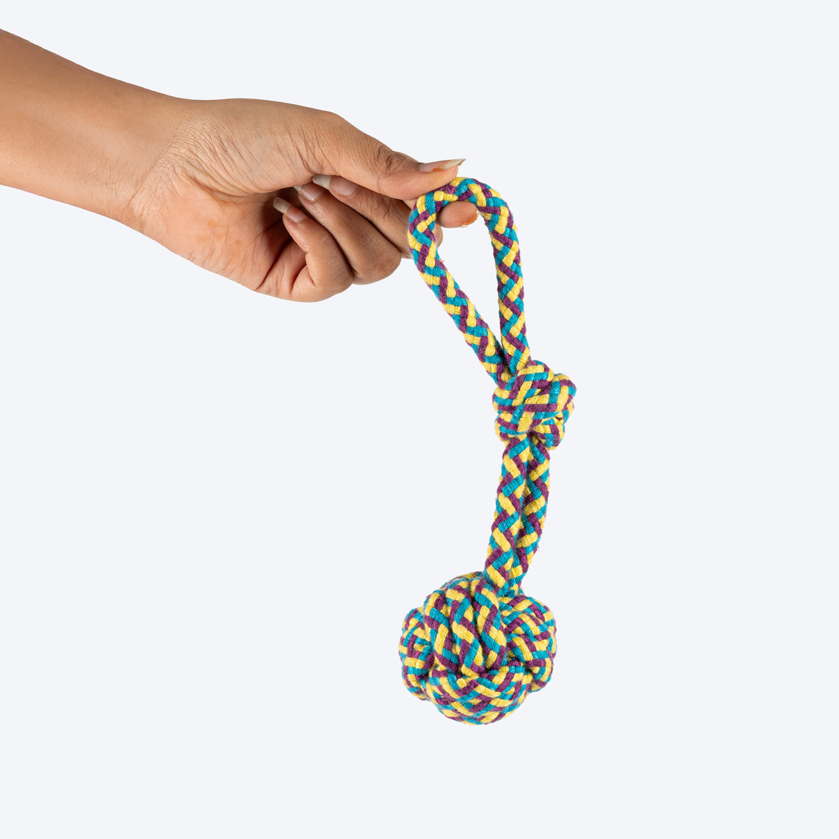 HUFT Swing & Fling Rope Toy For Dog - Multicolour - Heads Up For Tails
