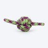 HUFT Twin Loop Rope Toy For Dog - Purple & Green - Heads Up For Tails