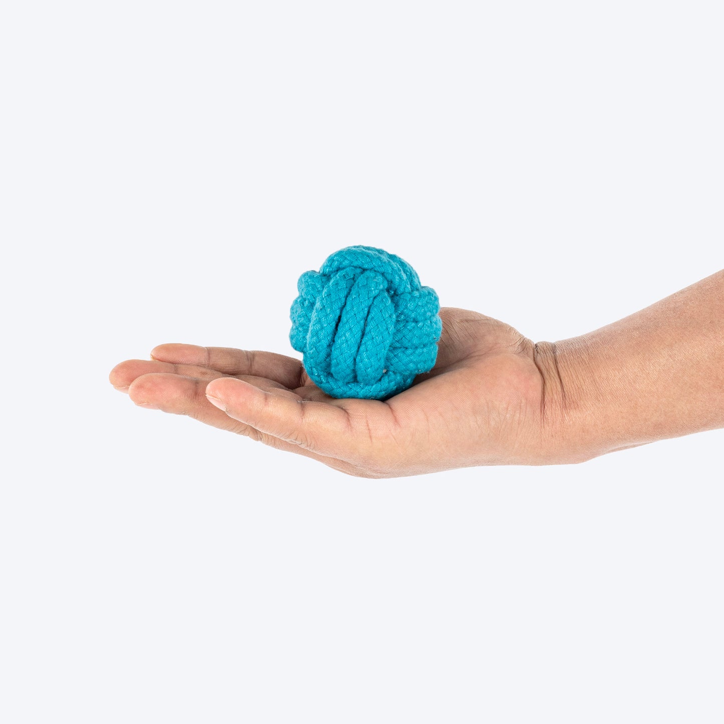 HUFT Classic Knotted Rope Ball Toy For Dog - Blue