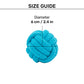 HUFT Classic Knotted Rope Ball Toy For Dog - Blue