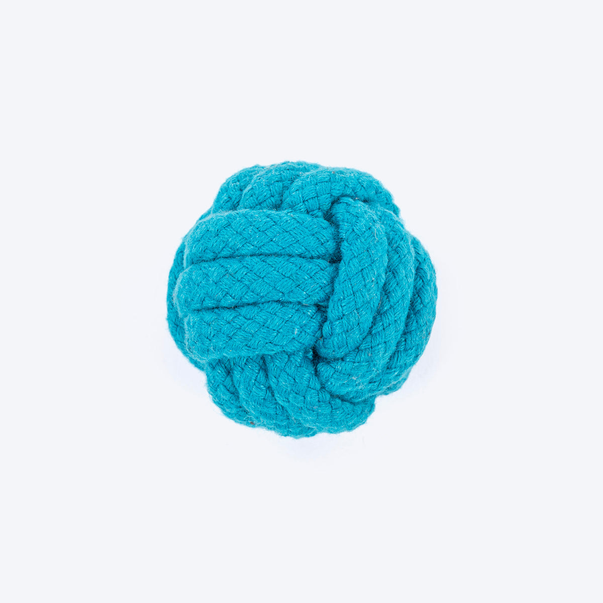 HUFT Classic Knotted Rope Ball Toy For Dog - Blue - Heads Up For Tails