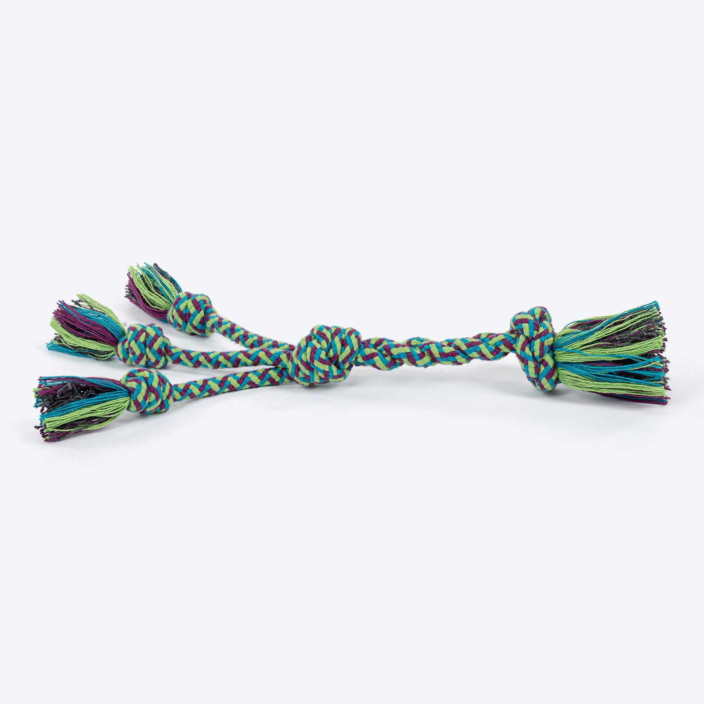 HUFT Triple Tangle Rope Toy For Dog - Multicolour