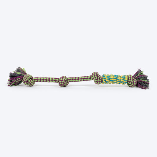 HUFT Knot-So-Bored Rope Toy For Dog - Multicolour