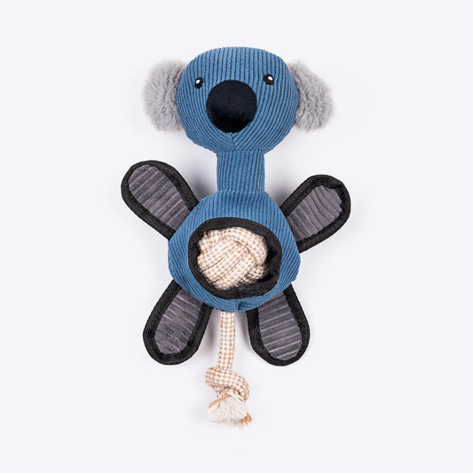 HUFT Kool Koala Plush Toy For Dog - Blue