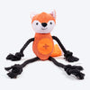 HUFT Phoebe The Fox Rope Toy For Dog - Orange & Black - Heads Up For Tails