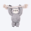 HUFT Sleepy Sloth Plush Toy for Dog - Grey - Heads Up For Tails