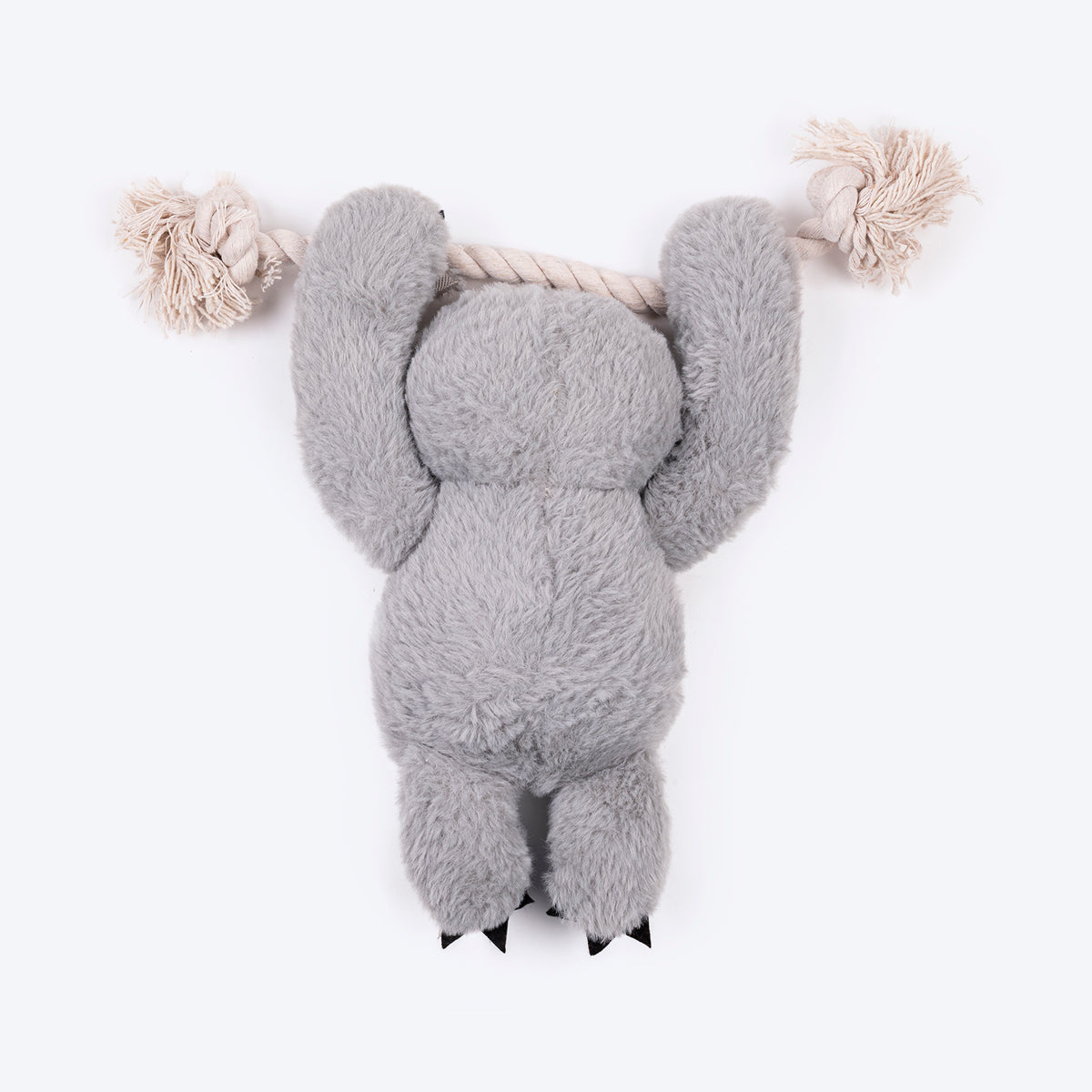 HUFT Sleepy Sloth Plush Toy for Dog - Grey - Heads Up For Tails