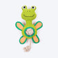 HUFT Hugs & Hops Frog Plush Toy for Dog - Green