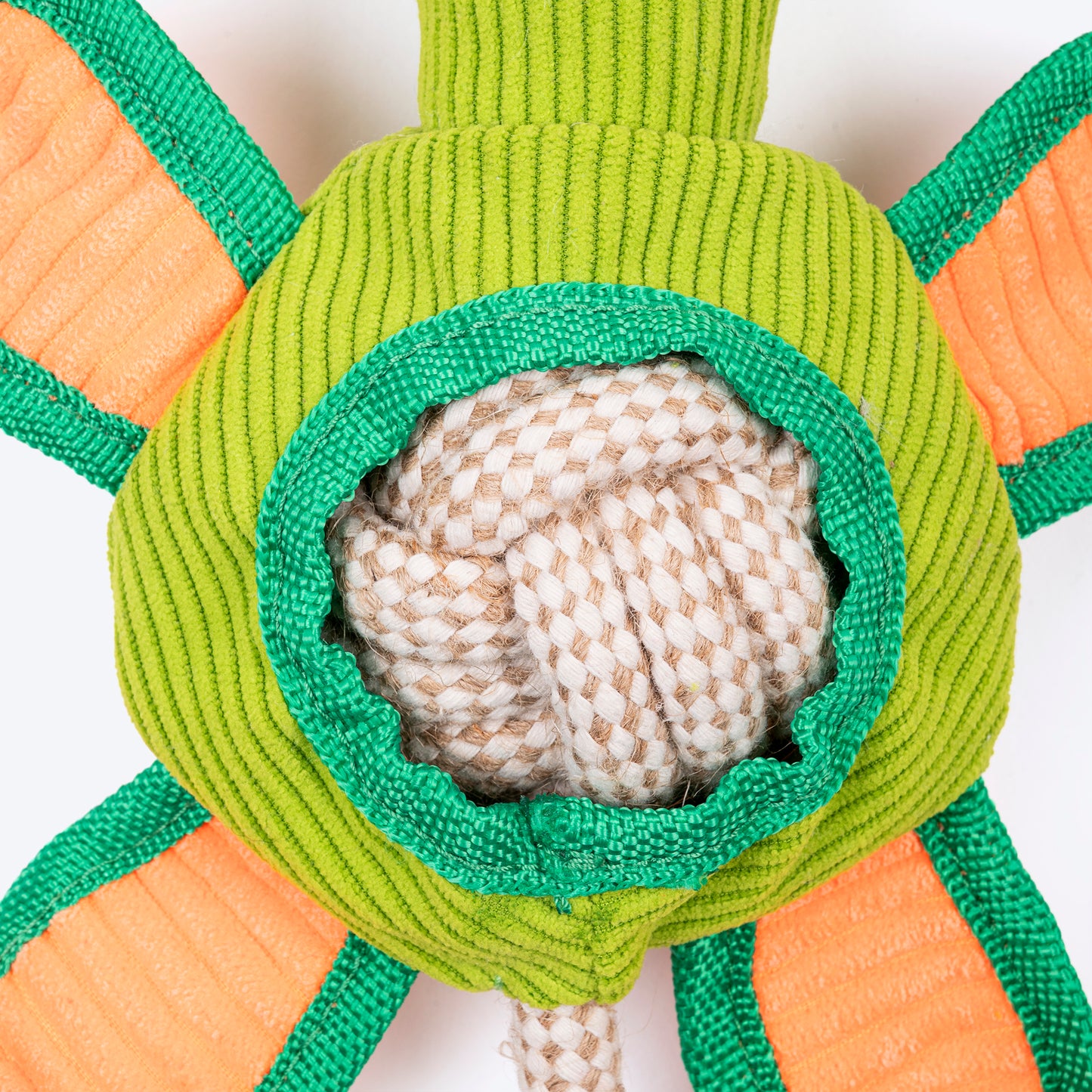 HUFT Hugs & Hops Frog Plush Toy for Dog - Green