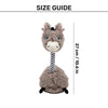 HUFT Long-Ey Donkey Squeaky Plush Toy For Dog - Brown - Heads Up For Tails
