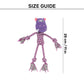 HUFT Hug & Tug Hippo Squeaky Plush Toy For Dog - Purple - Heads Up For Tails