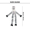 HUFT Debra The Zebra Squeaky Plush Toy For Dog - Multicolor - Heads Up For Tails