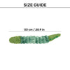 HUFT Slinky Gator Squeaky Plush Toy For Dog - Green - Heads Up For Tails