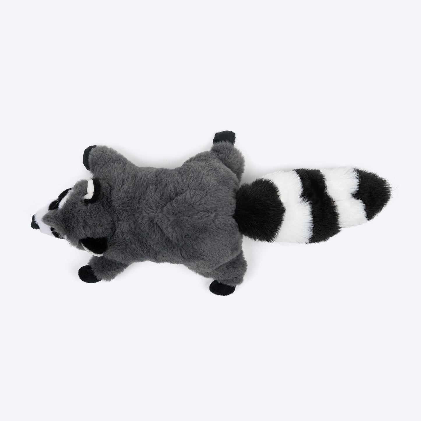 HUFT Wild Ricky Squeaky Plush Toy For Dog - Grey - Heads Up For Tails