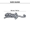 HUFT Wild Leo Squeaky Plush Toy For Dog - Grey - Heads Up For Tails